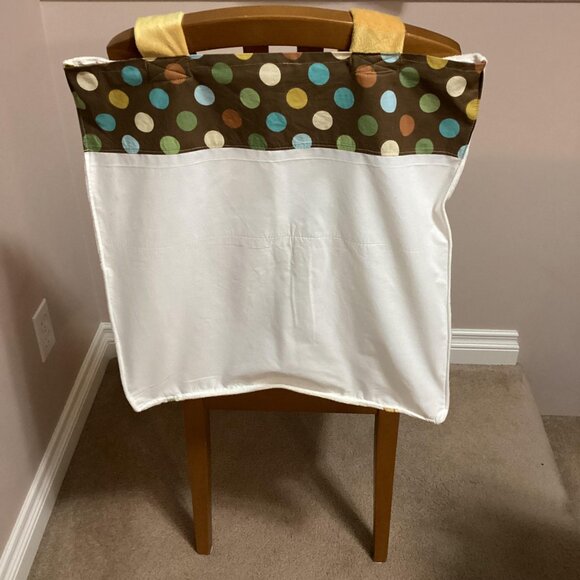 2 Handmade Crib Storage Hanging Bags Cot Organizer Diaper Holder - Picture 2 of 4